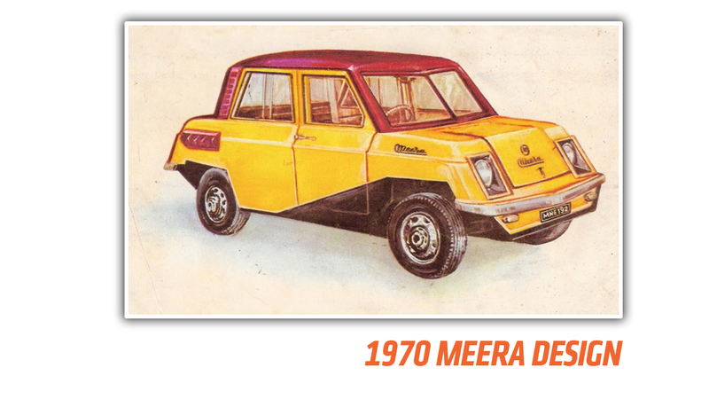 Illustration for article titled Before the Tata Nano There Was the Meera, India's First Cheapest Car